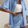 set with shorts and a binded shirt 2