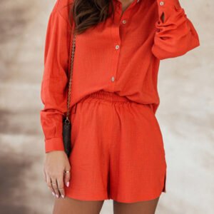 set with shorts and oversize shirt 3