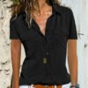 shirt with a short sleeve matched
