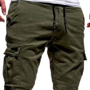 shorts with pockets binded at the waist