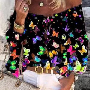 spanish blouse with a loose cut