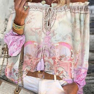 spanish blouse with tassels