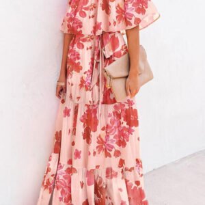 spanish maxi dress with print
