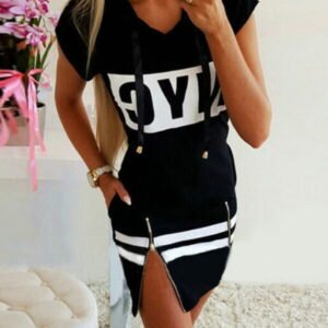 sports dress with castles with a print