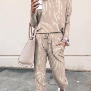 sweatshirt set with print 2