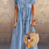 t shirt denim dress 2