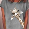 t shirt with a loose cut with print