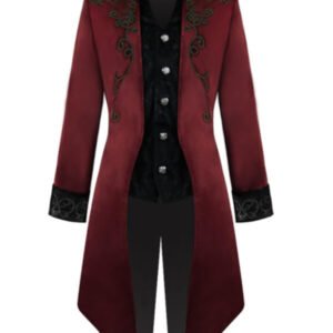 victorian style coat with embroidery 2
