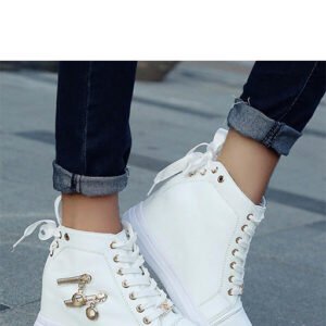 wedge sneakers with zippers